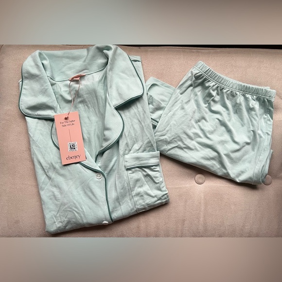 NWT! Eberjey Gisele Tencel Modal Relaxed Short Pajamas - Picture 4 of 7